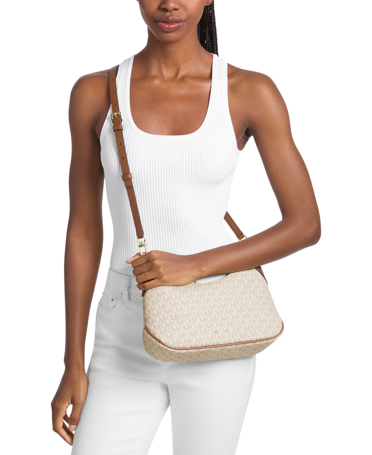 Michael Kors Jet Set Convertible Pouchette Crossbody Bag
