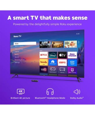 55" Select Series 4K UHD Smart TV HDR, Dolby Audio, Voice Remote, HDMI Cable, CPS 1-Year Protection Plan+Streaming kit-55R4C5KIT1