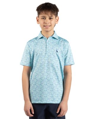 Boys Hole in One Printed Performance Polo