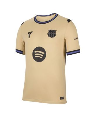 Men's Pedri Gold Barcelona 2025/26 Away Stadium Replica Jersey