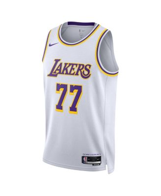 Men's Women's Luka Doncic White Los Angeles Lakers Swingman Jersey - Association Edition