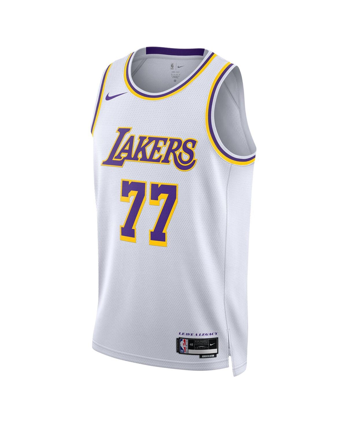 Nike Men's Women's Luka Doncic White Los Angeles Lakers Swingman Jersey - Association Edition