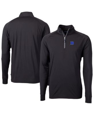 Men's Black Duke Blue Devils Adapt Eco Knit Stretch Raglan DryTec Quarter-Zip