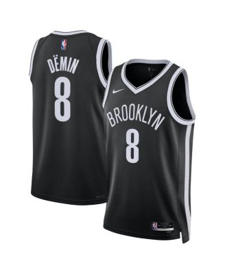 Men's Women's Egor Demin Black Brooklyn Nets Swingman Jersey - Icon Edition