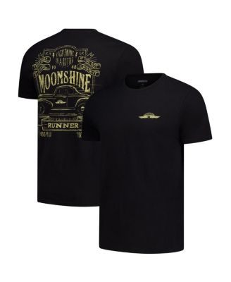 Men's Black NASCAR 2-Spot Moonshine Lightning in a Bottle T-Shirt