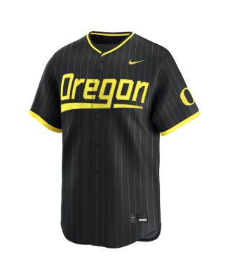 Men's Black Oregon Ducks Baseball Limited Jersey