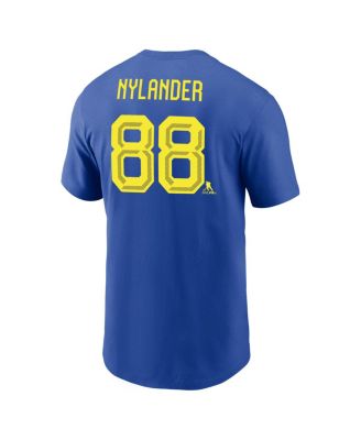 Men's William Nylander Royal Sweden Hockey 2026 Name & Number T-Shirt
