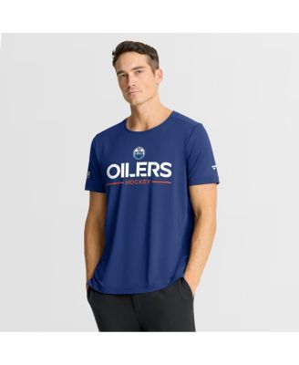 Men's Royal Edmonton Oilers Authentic Pro Rink Tech T-Shirt