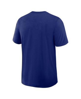Men's Royal Texas Rangers Authentic Collection Early&nbsp;Work Tri-Blend Dri-FIT T-Shirt