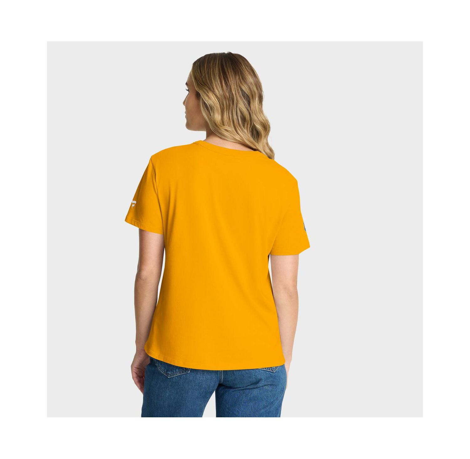 Women's Gold Boston Bruins Authentic Pro Primary T-Shirt