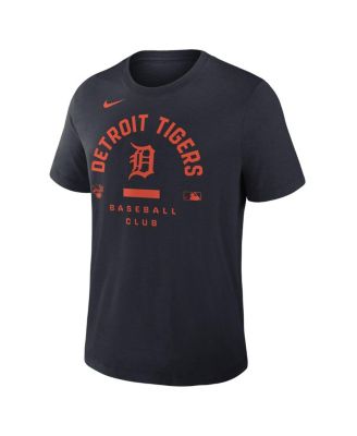 Men's Navy Detroit Tigers Authentic Collection Early&nbsp;Work Tri-Blend Dri-FIT T-Shirt