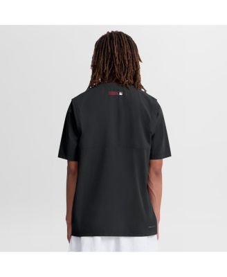 Men's Black Arizona Diamondbacks Authentic Collection Dri-FIT Quarter-Zip Windshirt