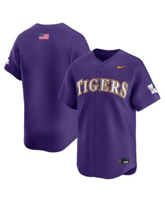 Men's Purple LSU Tigers Alternate Limited Baseball Jersey