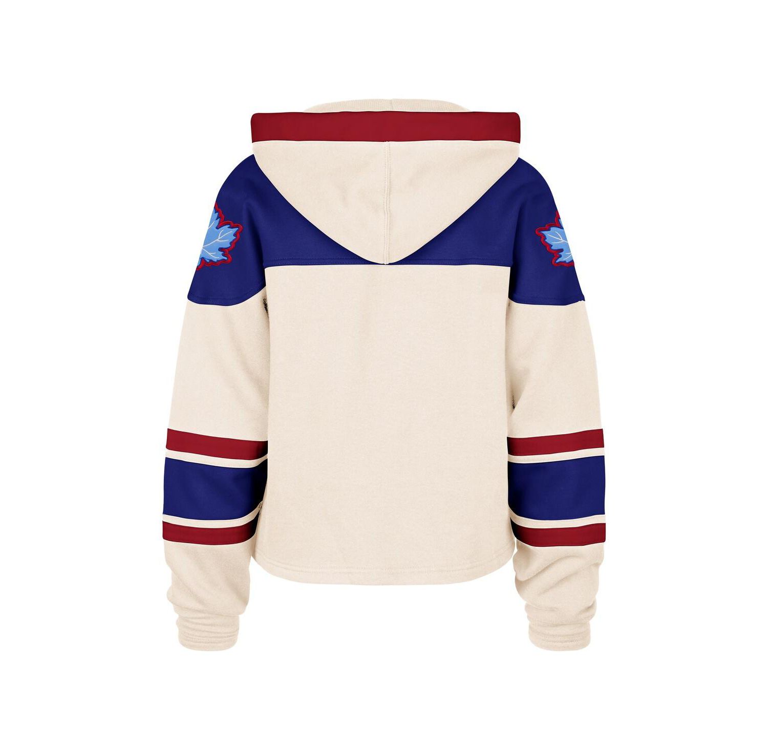 Women's Cream Hockey Canada Cropped Superior Lacer Hoodie