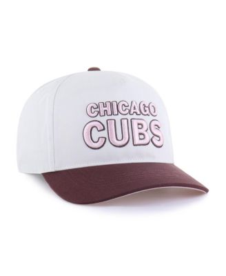 Women's Stone/Burgundy Chicago Cubs Love Letter Adjustable Hitch Hat