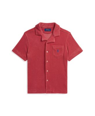 Boys' 8-20 Short-Sleeve Terry Camp Shirt