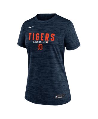 Women's Navy Detroit Tigers Authentic Collection Velocity Dri-FIT T-Shirt