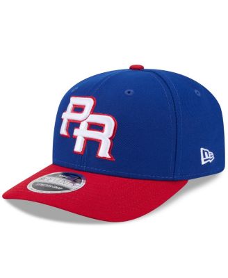 Men's Blue/Red Puerto Rico Baseball 2026 World Baseball Classic 9SEVENTY Adjustable Hat