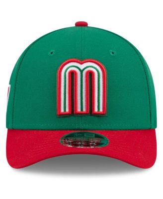 Men's Green/Red Mexico Baseball 2026 World Baseball Classic 9FORTY M-Crown Adjustable Hat