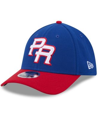 Men's Blue/Red Puerto Rico Baseball 2026 World Baseball Classic M-Crown 39THIRTY Flex Hat