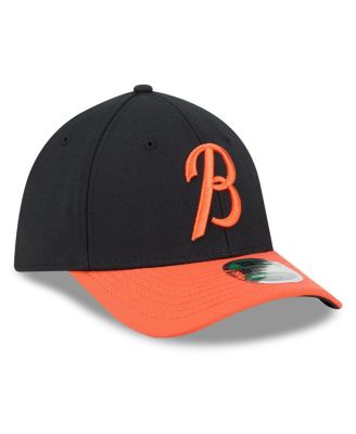 Men's Black/Orange Baltimore Orioles Player Replica 39THIRTY Flex Hat