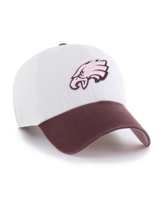 Women's Stone/Burgundy Philadelphia Eagles Love Letter Clean Up Adjustable Hat