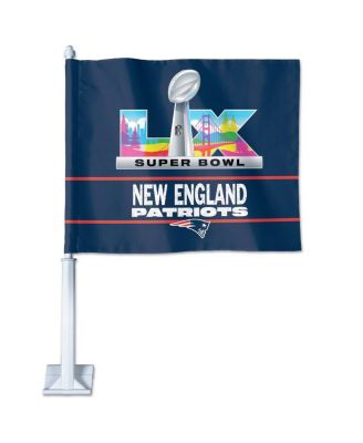 New England Patriots 2025 AFC Champions Double-Sided Car Flag