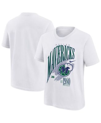 Big Boys and Girls White Dallas Mavericks Hardwood Classics Champs Max90 T-Shirt