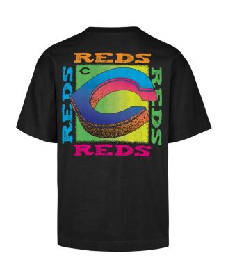Men's Black Cincinnati Reds Sundale Foundation T-Shirt