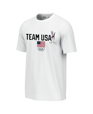 Men's White Looney Tunes Skate Rush T-Shirt