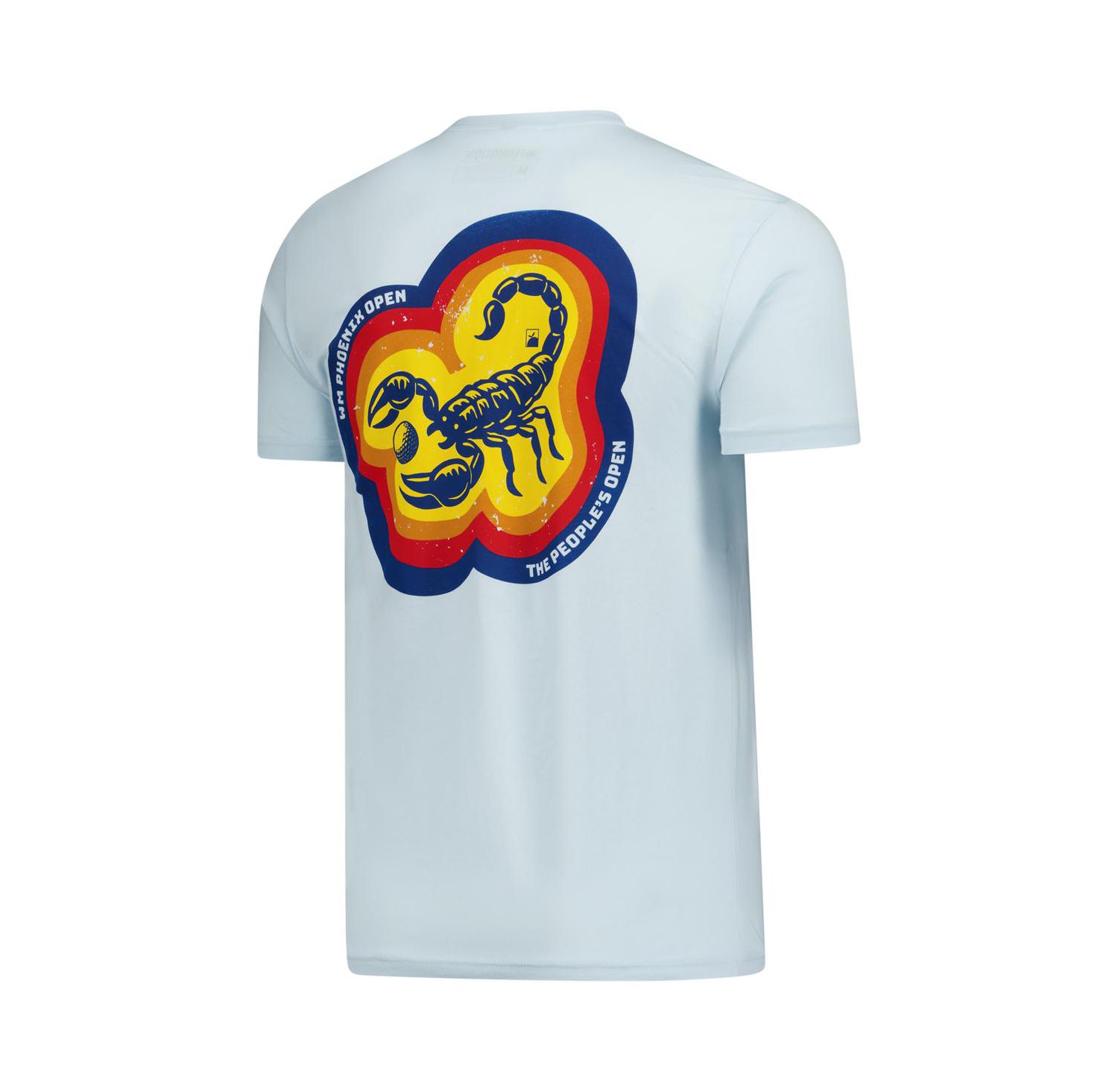 Men's & Women's Light Blue WM Phoenix Open Disco Scorpion T-Shirt