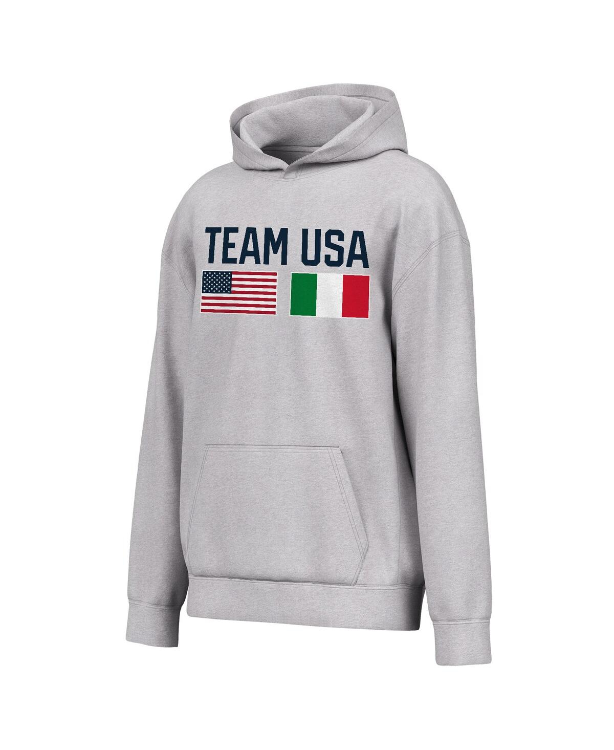 Outerstuff Men's Heather Gray Team Usa Hoodie