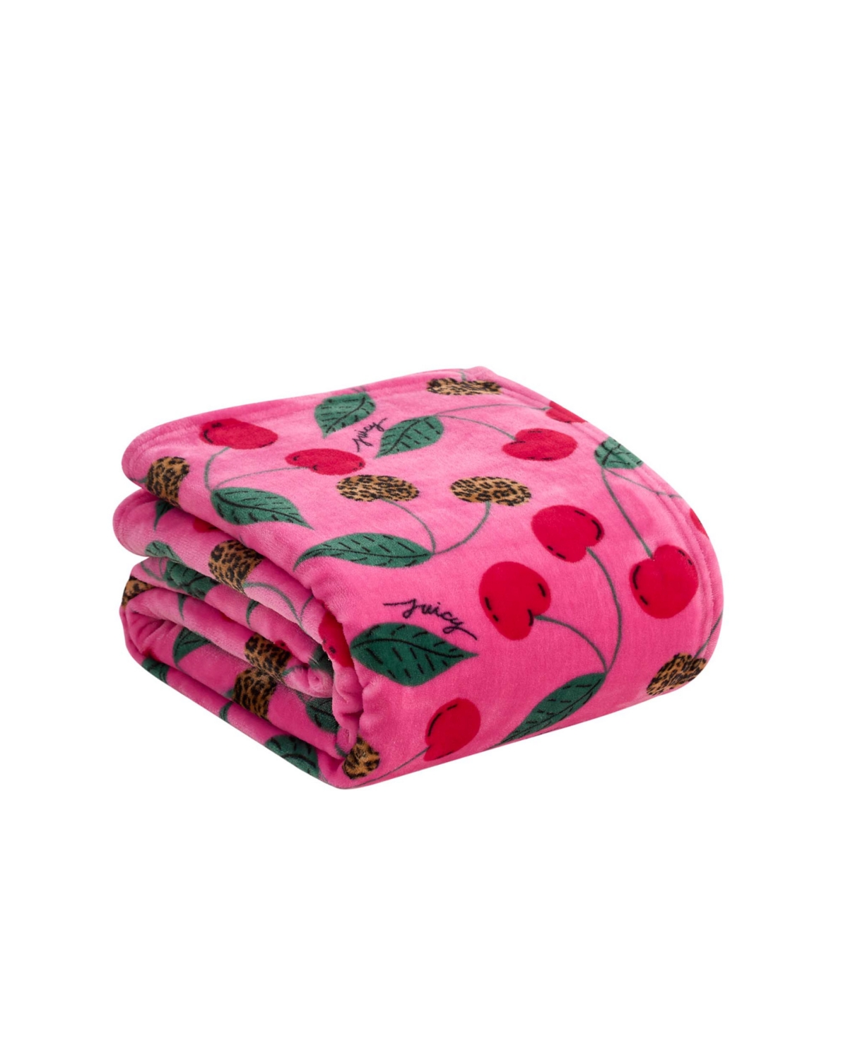 Juicy Couture Embossed Plush Oversized Throw, 60" x 70"