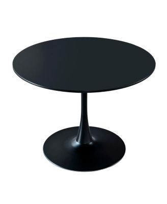  Tulip Dining Table - Mid-century Round MDF Top, Seats 4-6