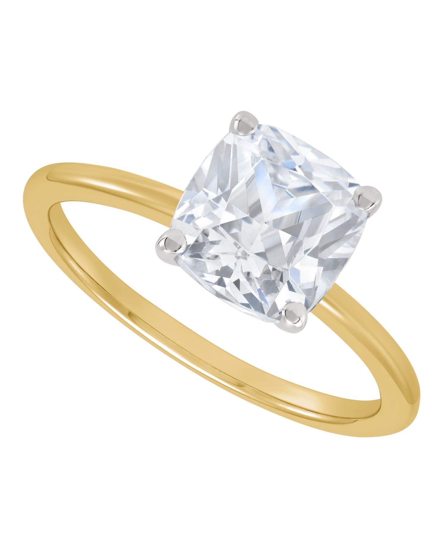 IGI Certified Lab Grown Diamond Solitaire Engagement Ring (2-1/2 ct. t.w.) in 14k White Gold or 14k Two Tone Gold