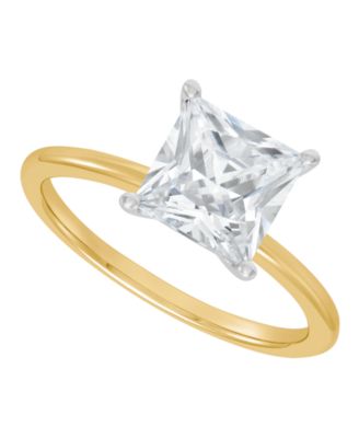 IGI Certified Lab Grown Diamond Solitaire Engagement Ring (2-1/2 ct. t.w.) in 14k White Gold or 14k Two Tone Gold