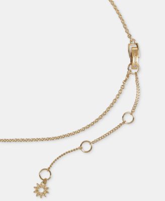 Crystal & Imitation Pearl Shaky Statement Necklace, 16" + 3" extender