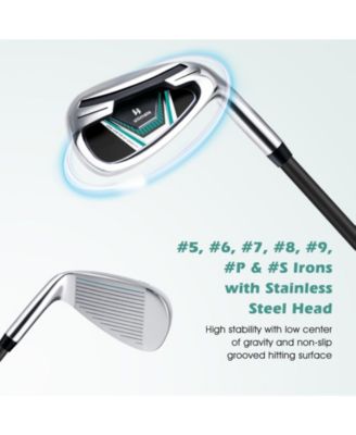 11-Piece Complete Golf Club Set, Blue