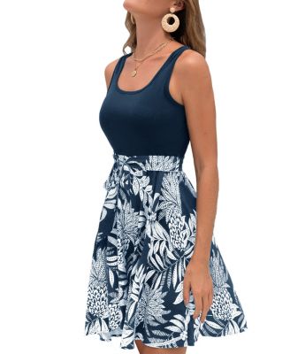 Women's Beach Plaza Tropical Mini Beach Dress
