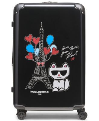 Up In Paris Large Upright Suitcase