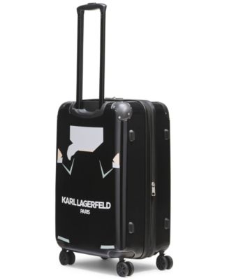 Karl In A Box Medium Upright Suitcase