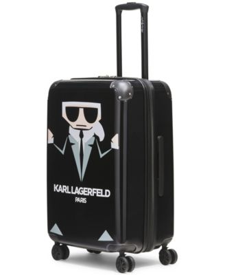 Karl In A Box Medium Upright Suitcase