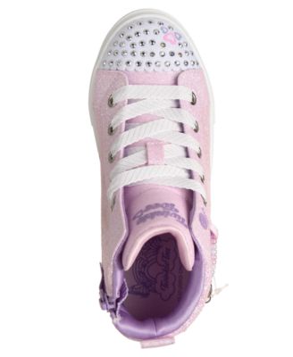 Little Girls Twinkle Toes: Twinkle Sparks - Forever Bestie High Top Light-Up Casual Sneakers from Finish Line