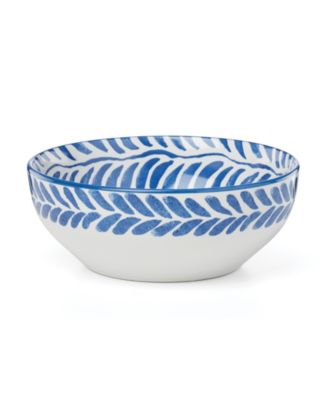 Borderless Blue 12-Piece Dinnerware Set, Service for 4