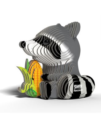 Raccoon 3D Puzzle Craft Model Kit