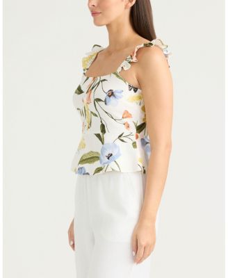 Women's Ruffle Sleeve Top