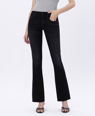 Women's Mid Rise Full Length Bootcut Jeans
