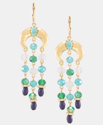 Beaded Statement Earrings 