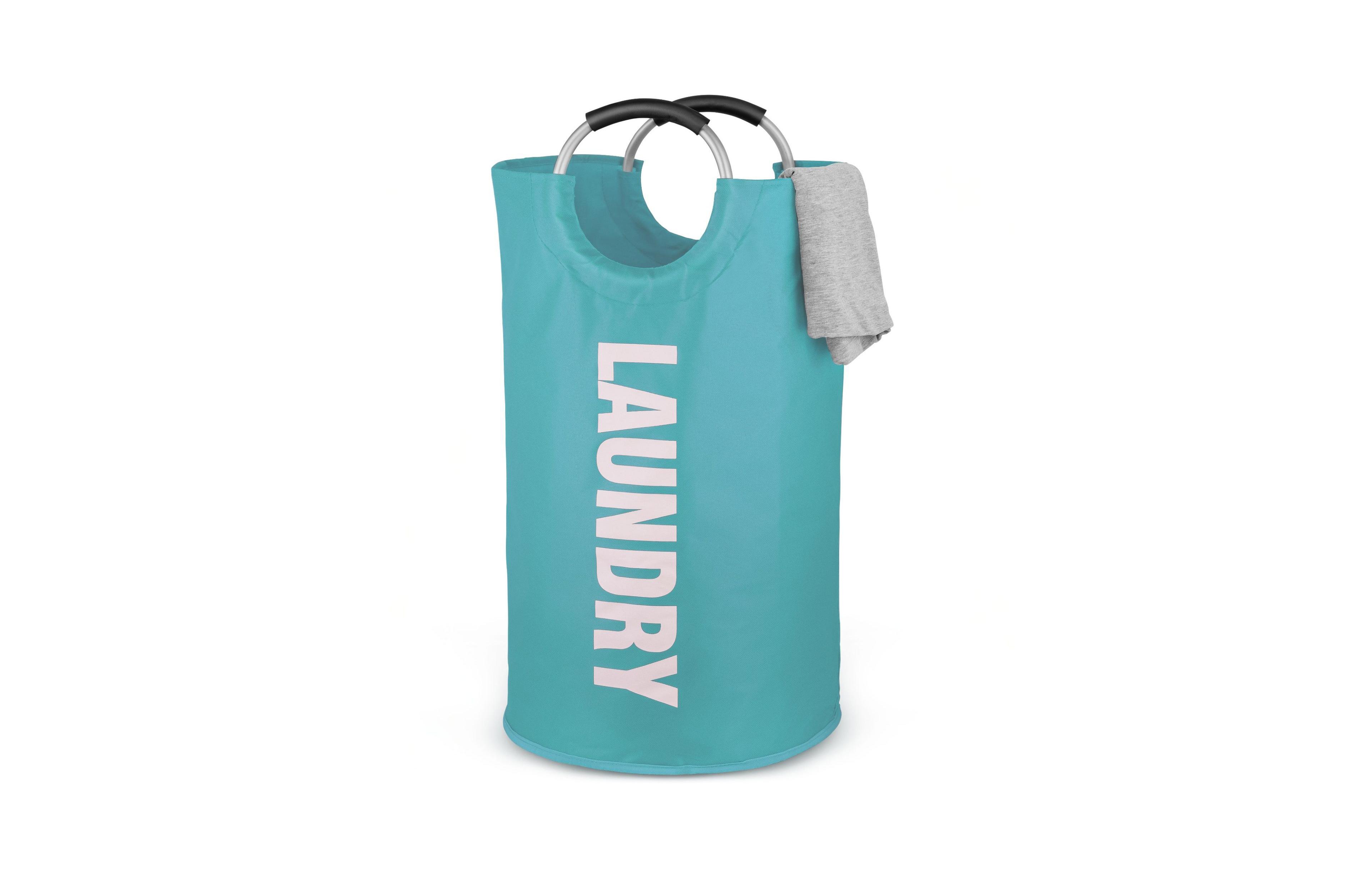 Zulay Kitchen Heavy Duty Laundry Basket - Collapsible Non-Slip Padded With Handles