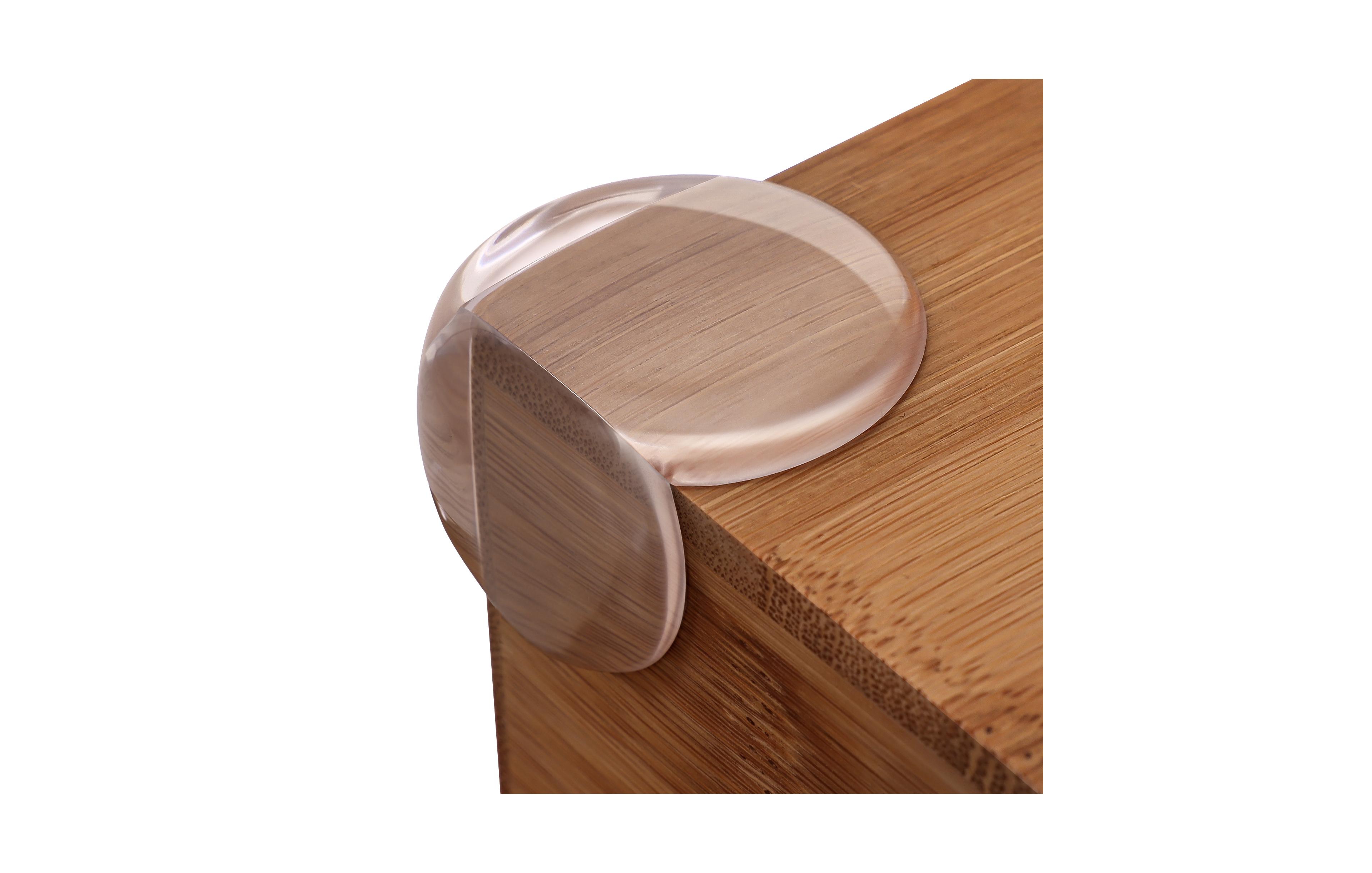 Zulay Kitchen 8 Pack Corner Protector Baby Proof Corners and Edges - Round Table Corner Protectors for Baby